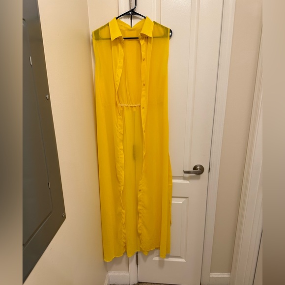 Yellow thin drape - Picture 3 of 8